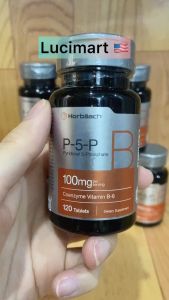 Viên uống P-5-P Vitamin B6 Horbaach hũ 120 viên [Hàng Mỹ]