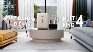 Máy đa năng điện tử FATZ BABY Multi-KING 4 FB9613ZH Tiệt trùng UVC LED Sấy khô Đun và hâm nước