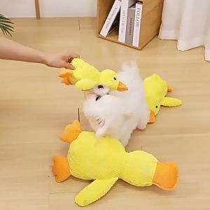 ตุ๊กตาเป็ด ของเล่นสัตว์เลี้ยง ของเล่นหมาแมว มีเสียงในตัว
