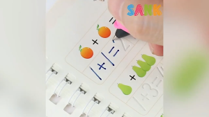 4 IN 1 Reusable Learning Copybook Set With Pen Set Magic Practice Writing Book Education Stationery