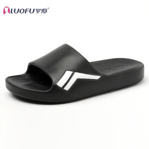 New Luo Fu Slippers for Women Fashionable Casual Indoor and Outdoor Sporty Anti-Slip Wear-Resistant Couple Sandals