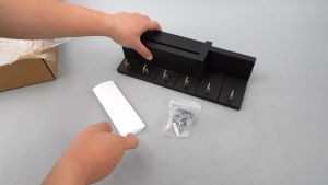 Sincecu Key Holder Wall Mounted Mail Holder Key Hanging Rack with 6 Hooks Wooden Decorative Shelf Rustic Wall Key Holder Mail Organizer with Shelf Home Decor for Entryway Hallway Wall Key Holder