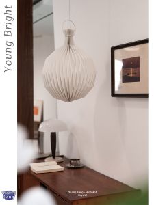 Vintage Style Folded Paper Lamp
