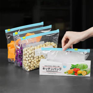Reusable Gallon Food Storage Bags Leakproof Ziplock Bags Various Size LunchHome Organization Travel Ziplock Bag(10-20Pack)
