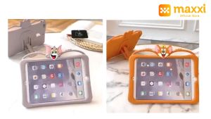 Casing Anak iPad Mini 1 2 3 7.9 inch 2013 2014 Softcase Cartoon Stand Standing Mode Strap Tali