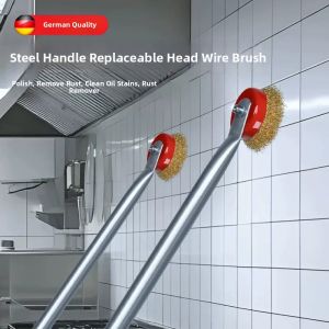 KUWUBIANJING | Rust Removal and Cleaning Wire Brush with Handle