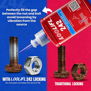 242 243 262 Thread Lock Blue Red Lock Tight Medium High Strength Threadlocker Screw Glue Quickly Cured Agent Anaerobic Adhesive