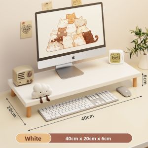 WUBUWEI | Monitor Elevation Stand Desk Organizer