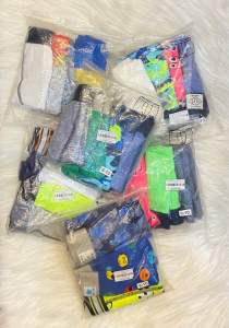 Chip set 4 cái bé trai cotton mềm cho bé 9-10 tuổi (14-16kg) nhiều mẫu ngẫu nhiên dễ thương