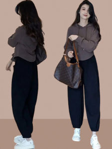 Autumn Clothing Matching a Set of New Fall Womens Clothing Suit Small Sized Mans Wear a Set of Casual Fashion Two-Piece Suit