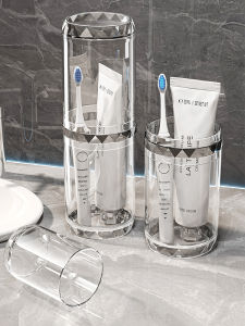 MEIZHUFU | Portable Transparent Toothbrush and Toothpaste Travel Set