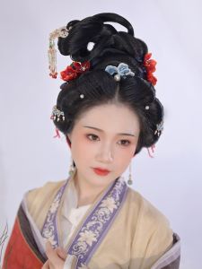 Red Velvet Flower Hair Accessories Tea Olive Hanfu Womens Hair Clips Versatile Fresh Style Non-Weave Silk Traditional Crafts