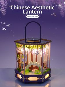 QIAOZHIJIANG | Hand-assembled Vintage Style DIY Miniature House Birthday Gift