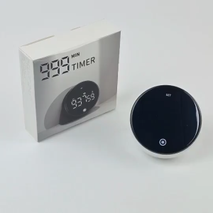 นาฬิกาจับเวลาทำอาหาร หน้าจอ LCD แบบหมุนมีแม่เหล็ก ชาร์จไฟผ่าน Type-C สําหรับใช้ในการทําอาหารเบเกอรี่