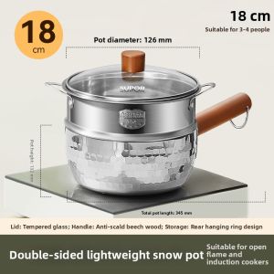 Supor | Thickened Stainless Steel Japanese Snow Pot Suitable for One Person and Baby Food