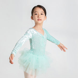 Sansha | Children Ballet Tutu Dress Diamond Velvet Long Sleeve