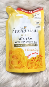Túi Sữa Tắm Nước Hoa Dưỡng Da Enchanteur Sensation Charming 450g – Hương Quyến Rũ Mịn Da