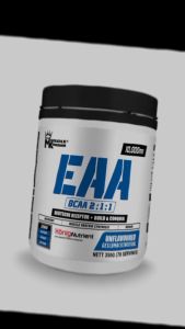 Muscle Kingdom EAA BCAA 350g (Unflavored) - Fitness Recovery Strength Muscle Growth Supplement