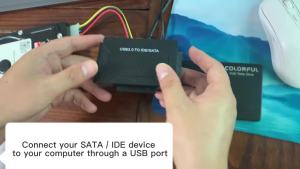 USB 3.0 to SATA IDE Hard Disk Adapter Converter Cable for 3.5 2.5 inch HDD/SSD CD DVD ROM CD-RW 3 in 1 IDE SATA Adapter