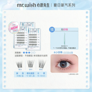 Mr.wish | Natural Curved Glue-Free False Eyelashes
