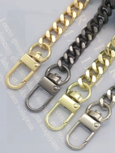 Chain For Leather Bag Shoulder Strap Handbag Purse Shoulder Bag Accessories Replacement 100/110/120CM gold silver black