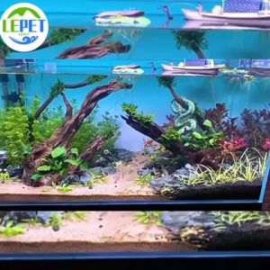 LEPET Background Aquarium GRADASI 30/40 Stiker Aquarium Wallpaper Aquarium Aquascape Stiker belakang aquarium