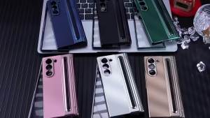 เคสโทรศัพท์พับได้แบบมีสไตลัสสำหรับธุรกิจ หนังคลุมเต็มปกป้องโทรศัพท์ for เคส samsung z fold 3 4 5 6 7