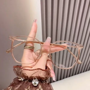 Kacamata Photochromic Anti Radiasi Fashion bingkai persegi Pria Wanita