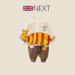 Cute Cartoon Sweatshirt And Pants Set for Baby Boys next Spring Autumn Casual Comfortable Cotton Outfit Toddler Fashionable