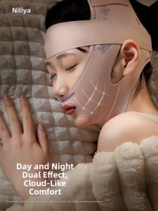 NILIYA | Facial Slimming Band For Droop Prevention Facial Lifting Wrinkle Reduction Hang Ear Design Sleep Usage
