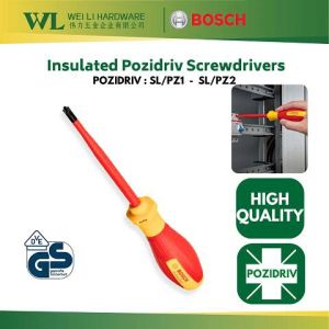 BOSCH VDE Insulated Screwdriver Series SL/PZ1 PZ2/Skru Driver/Insulated Tools