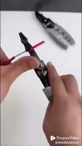 Kìm tuốt dây điện đa năng powex thế hệ mới 28 trong 1 kìm cắt kèm bấm cos dây tách vỏ xoắn dây bằng thép mangan không gỉ