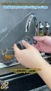 16-IN-1 Multi-function Wrench Kitchen And Bathroom Repair Wrench Anti-slip Leakage Repair Tool