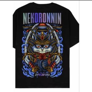 KAOS DISTRO ANIME NEKORONNIN / BAJU KATA ATASAN PRIA & WANITA DEWASA VIRAL // T-SHIR DTF PRINTING