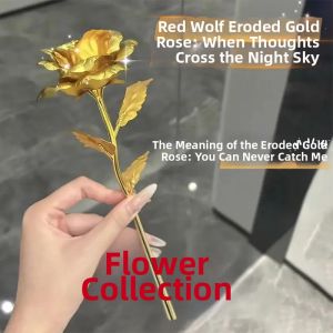 DIANSHIFANG | Simulated Glowing Red Rose Toy