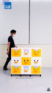 LEMARI PAKAIAN PLASTIK CLUB FLIP TRIPLE 3 SUSUN LEMARI PLASTIK SERBAGUNA CABINET LACI MINIMALIS