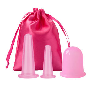 ซิลิโคนถ้วยสูญญากาศดูดถ้วยสูญญากาศกระป๋องนวด Body Face คอนวดดูดถ้วย Health Care เครื่องมือนวดเซลลูไลท์