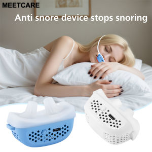 Electronic Anti-Snoring Device with Strap Snore Solution Low Noise Strong Wind Twin Turbine Adjust 3 Wind Speed Snore Sleep Aid