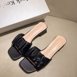 French Style Square Heel Sandals Women
