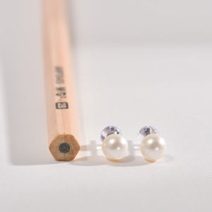 Luxury Genuine Freshwater Pearl Earrings S925 Silver Accessory