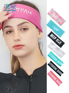 ผ้าพันคอสํารองน้ำแบบสวมหัวสำหรับดำน้ำและเล่นน้ำกันลมสำหรับผู้หญิง ยางบุด้วยยางบุผ้าลายตัวอักษร ความหนา 3 มม.