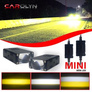 Đèn Pha LED Mini Ốp Lưng Đèn Sương Mù Ống Kính Máy Chiếu 180W Làm Đèn Pha Cho Ô Tô Xe Máy-Đèn Lái Phụ Trợ