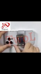 TWOL 1pcs stock no. QQQ ,Back Clamp Phone Stand 360°Rotating Holder stand Folding Metal Mechanical Phone Universal Bracket