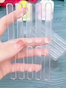 Invisible Transparent Anti Collision Strips Self Adhesive Silicone Buffer Pads for Refrigerator Cabinet Door Wall Shock