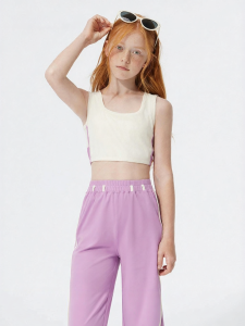 JOLLY BEAN | Color Contrast Square Neck Sport Suit Girls