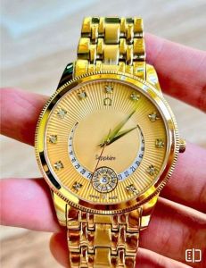 Đồng Hồ Nam 0mg size 40mm có lịch máy pin Nhật kính sapphire chống xước dây thép không rỉ chống nước tốt