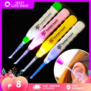 Luminous Ear Digging Spoon with LED Light Multifunctional Ear Pick Cleaner, Ear Wax Cleaning Tools for Kids and Men Women