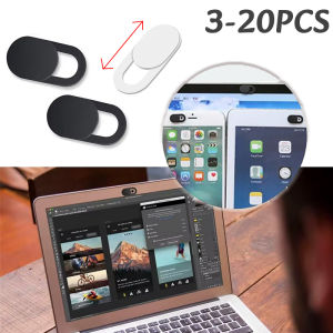 3-20PC WebCam Cover Shutter Handmade Slider Camera Cover Anti-hacker Privacy Protection Sticker Universal For Web Laptop iPad
