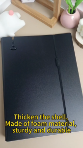 Long Ring Binder Folder 3 Holes Binder Arch File Cover Paper File Organizer Binder Accessories for Office School27.5x37CM