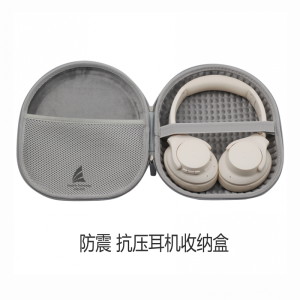 Fengfan Headset Storage Bag Hard Shell Protective Case for SpaceOne Roaming S1 Q20i Q45 Q30 Bluetooth Headphones Anti-Pressure